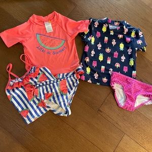 Size 4 - rash guard sets